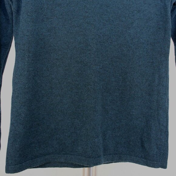 Lord & Taylor 100% Cashmere Green/Blue Turtleneck Sweater Sz XS *No Size Label* - Picture 9 of 11